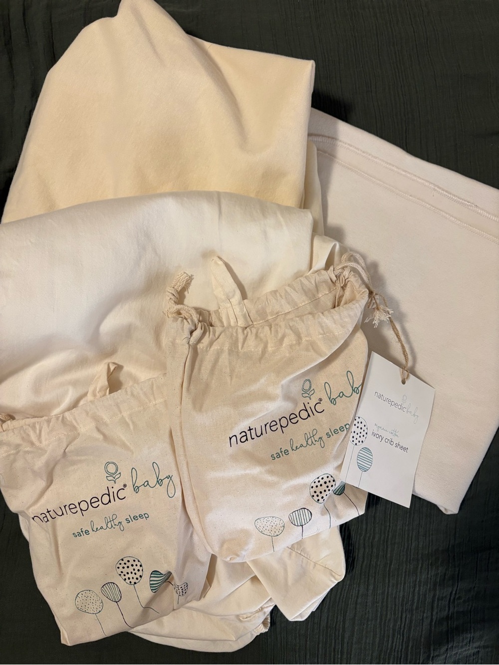 Naturepedic Baby Organic Crib Sheet / Mattress Protectors